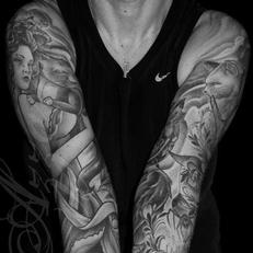 Tattoos - Mother of kitties sleeves - 115553